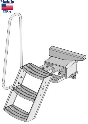 UJD90601   Step Assembly---Hinson Cab